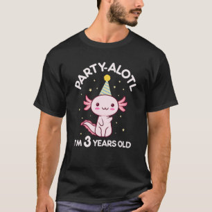 T-shirt Axolotday Anniversaire 3 Ans 3ème B Jour Casquette