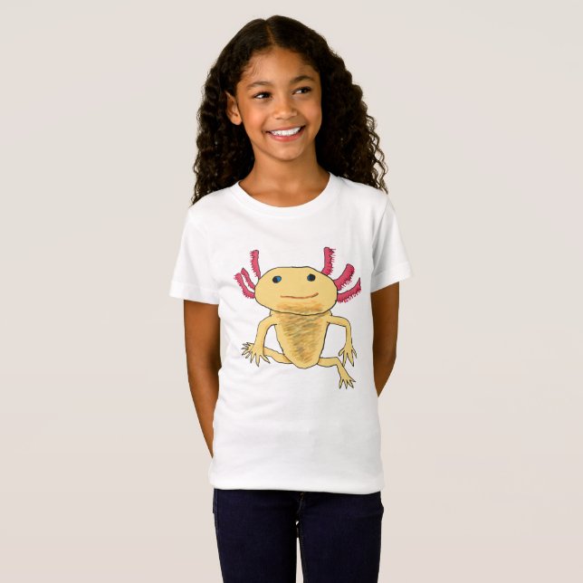 T-Shirt Axolotl (Devant entier)