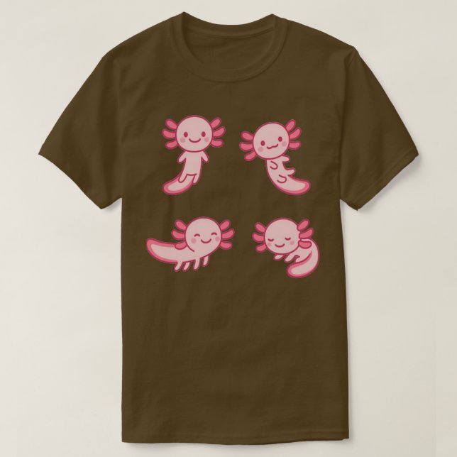 T-shirt Axolotl 1 minuscule (Design devant)