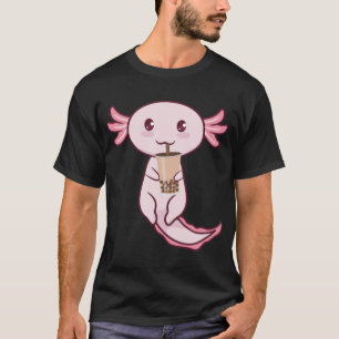 T-shirt Axolotl Apote Apote Animal Axolotl Bubble Thé Kaw