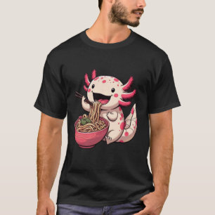 T-shirt Axolotl Beau Manger Ramen nouilles Art Axolotl