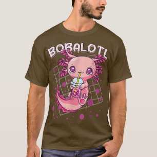 T-shirt Axolotl Boba Tea Bubble Tea Kawaii Anime Japonais