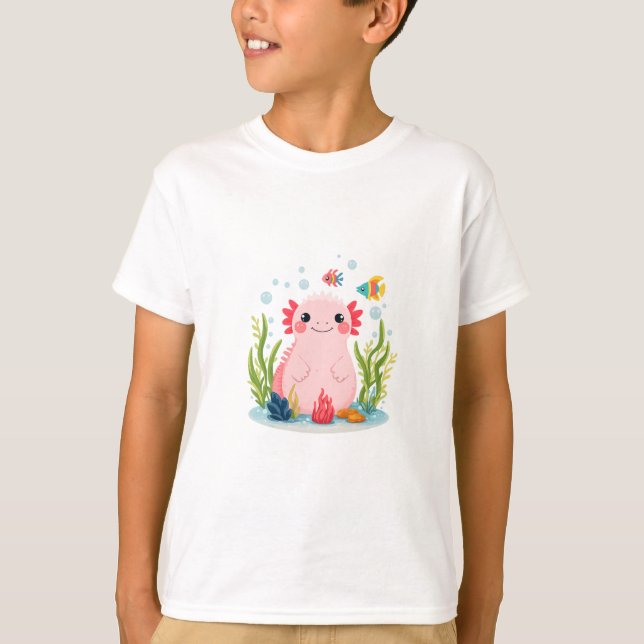 T-shirt Axolotl Copain Bulle (Devant)