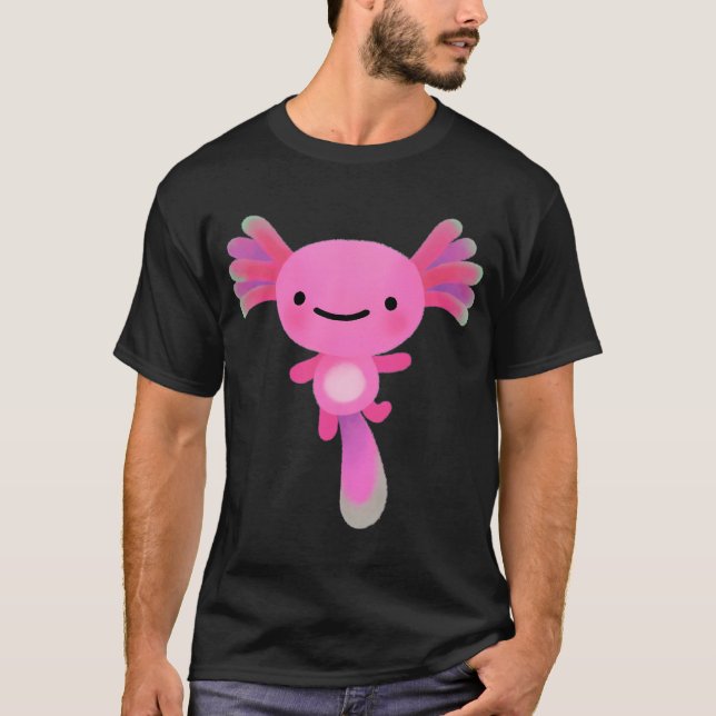T-shirt Axolotl corail (Devant)