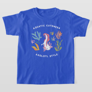 T-shirt Axolotl de virilité aquatique