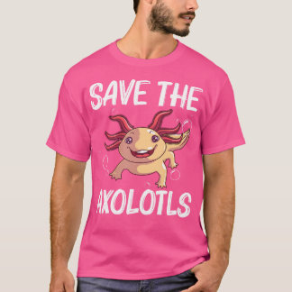 T-shirt Axolotl Drôle Pour Les Amateurs De Salamandre Aqua