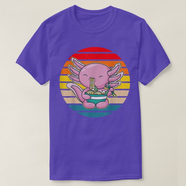 T-shirt Axolotl Eating (Design devant)