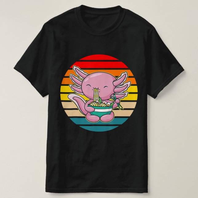 T-shirt Axolotl Eating (Design devant)