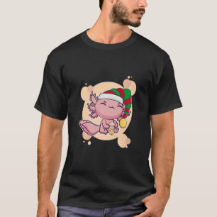 T-shirt Axolotl Elf Bubble Tea Boba Ambystoma Mexicanum Wa