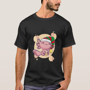 T-shirt Axolotl Elf Bubble Tea Boba Ambystoma Mexicanum Wa