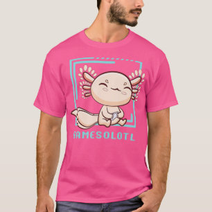 T-shirt Axolotl Fish Jouer Jeux Vidéo Lizard Gamesolotl