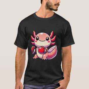 T-shirt Axolotl Habillé Comme Un Boxer Drôle Boxe