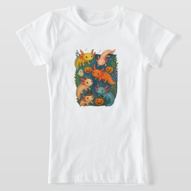 T-Shirt Axolotl Halloween (Poser)