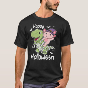 T-shirt Axolotl Halloween heureux T-rex costume maman