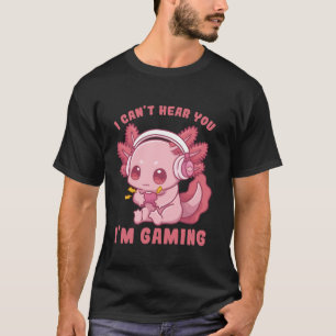 T-shirt Axolotl Jeu Jeu Jeu Jeu Jeu Pad Jeux Vidéo Kawaii