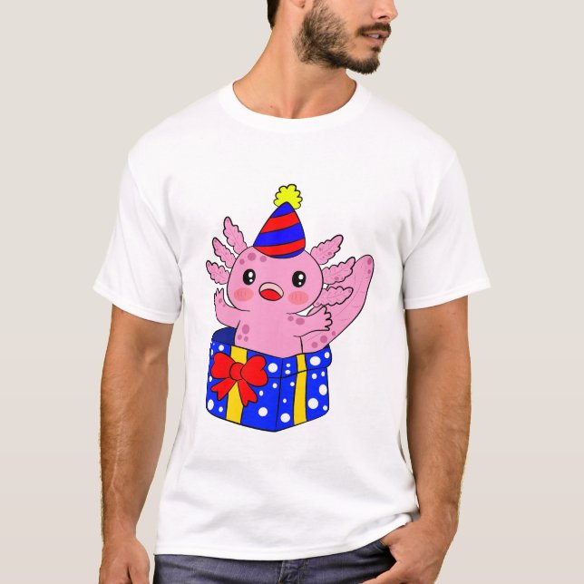 T-shirt axolotl Joyanniversaire (Devant)