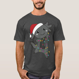 T-shirt Axolotl Joyeux Noël Fée Lumières Sweet Animaux