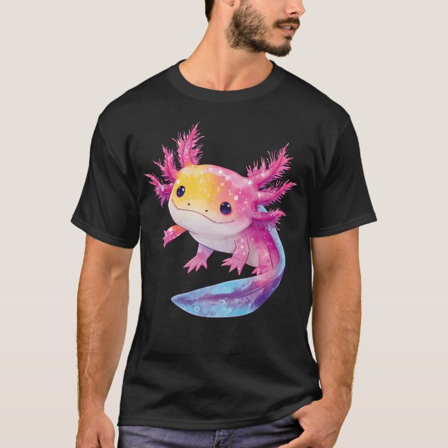 T-shirt Axolotl Kawaii (Devant)