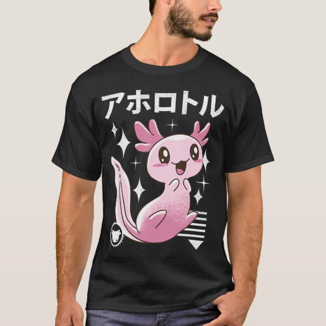 T-shirt Axolotl Kawaii (Devant)