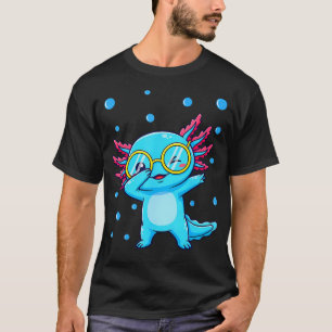 T-shirt Axolotl Kawaii Anime Drôle de Femme qui Dabbing