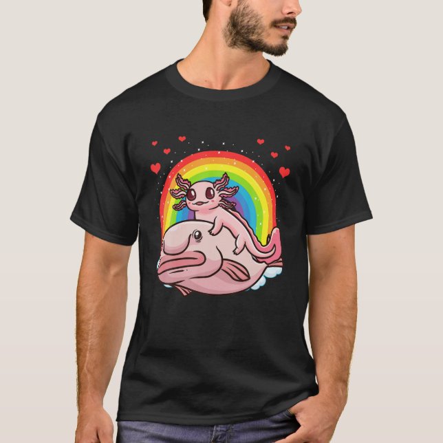 T-shirt Axolotl Kawaii Blobfish (Devant)