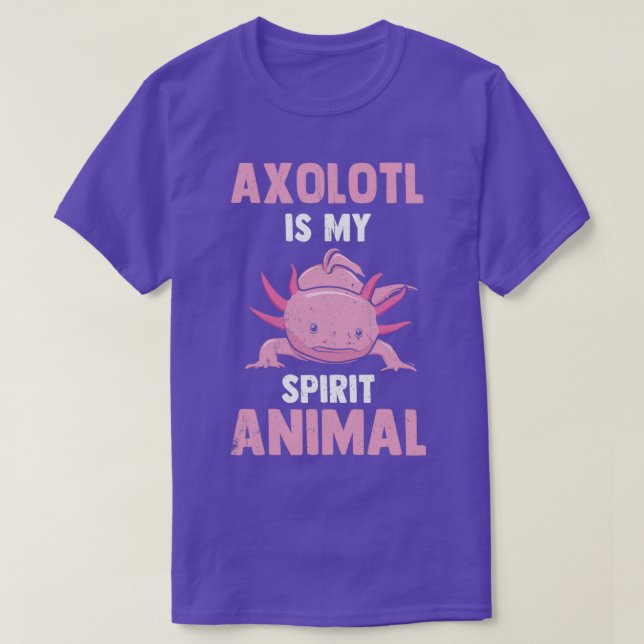 T-shirt Axolotl Larve Kufffig Aquarium Moch Lurch Cadeau 1 (Design devant)
