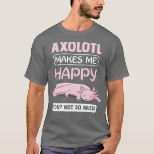 T-shirt Axolotl Larve Kufffig Aquarium Moch Lurch Cadeau C