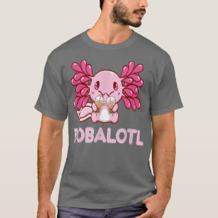 T-shirt Axolotl Lover Bobalotl Boba Kawaii Cadeau Japonais