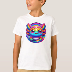 T-shirt Axolotl magique : imagination colorée pour les enf