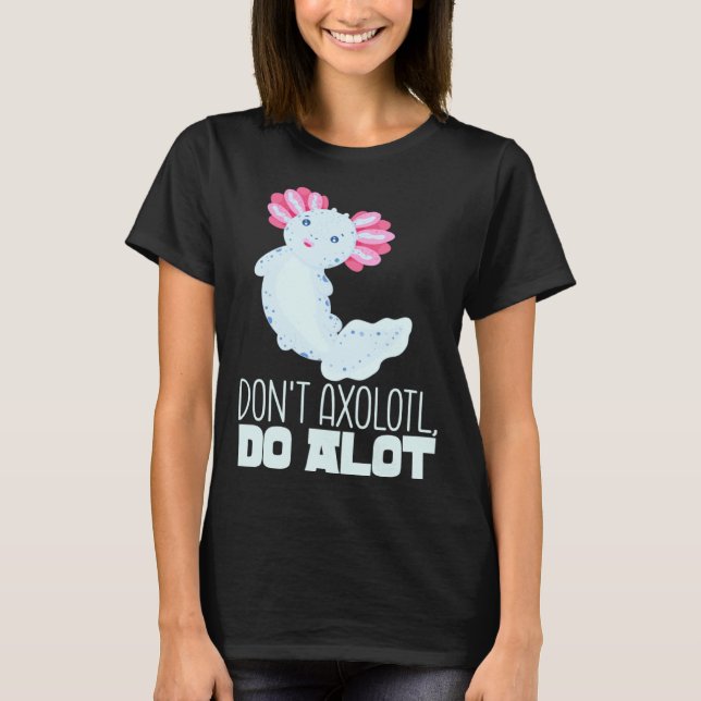 T-shirt Axolotl Meme  Endangered Mexican Salamander Kids (Devant)