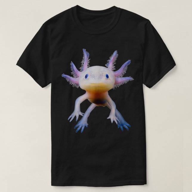 T-shirt Axolotl Mexican Walking Fish Cute Amphibian Axolot (Design devant)
