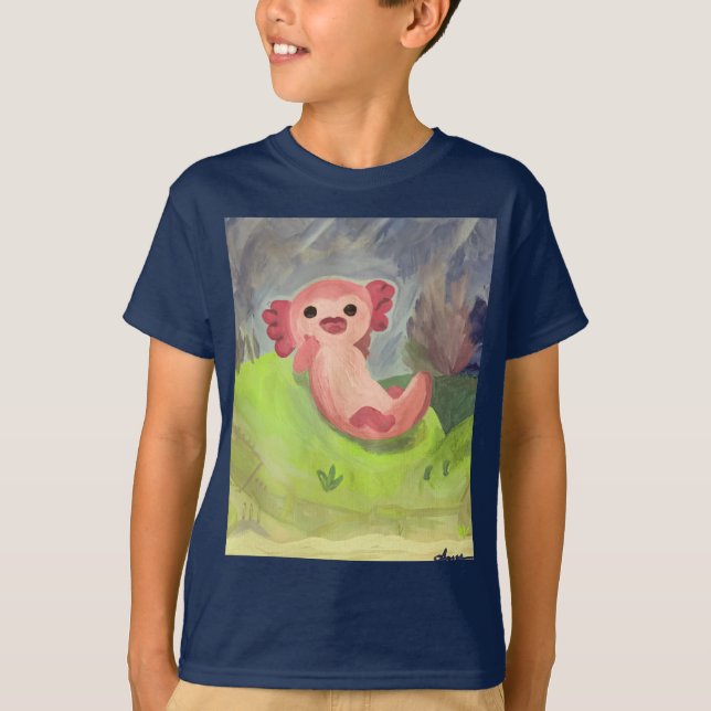 T-shirt Axolotl mignon (Devant)