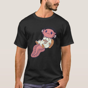 T-shirt axolotl mignon espace axolotl