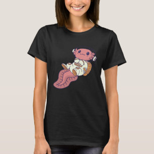 T-shirt axolotl mignon espace axolotl