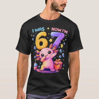 T-shirt Axolotl qui fait le dab pour son 7e anniversaire J