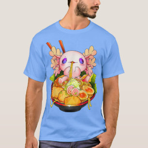 T-shirt Axolotl Ramen Kawaii Japanese Anime Noodle Venin
