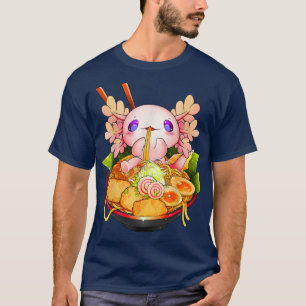 T-shirt Axolotl Ramen Kawaii Japanese Anime Noodle Venin