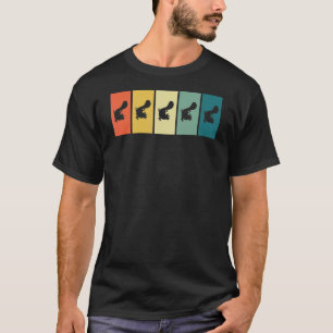 T-shirt Axolotl Retro Sunset Axolotl