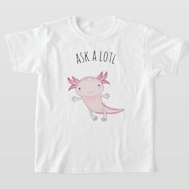 T-shirt Axolotl rose mou (Poser)