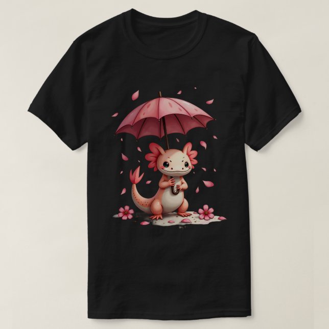 T-shirt Axolotl Sakura (Design devant)