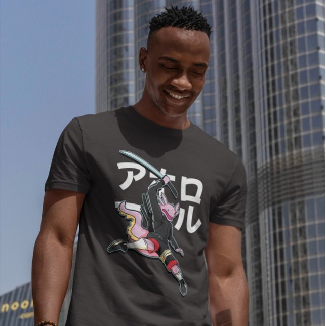 T-shirt Axolotl Samurai (Créateur téléchargé)