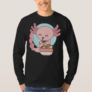 T-shirt Axolotl Shirt Ramen Bowl Japonais nouilles Axolotl