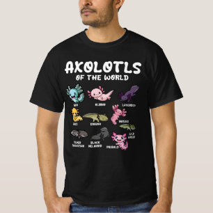 T-shirt Axolotls Du Monde Cute Kawaii Axolotl Lover Oc