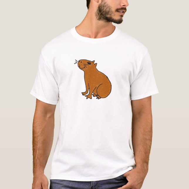 T-shirt AY- chemise d'art de Capybara (Devant)