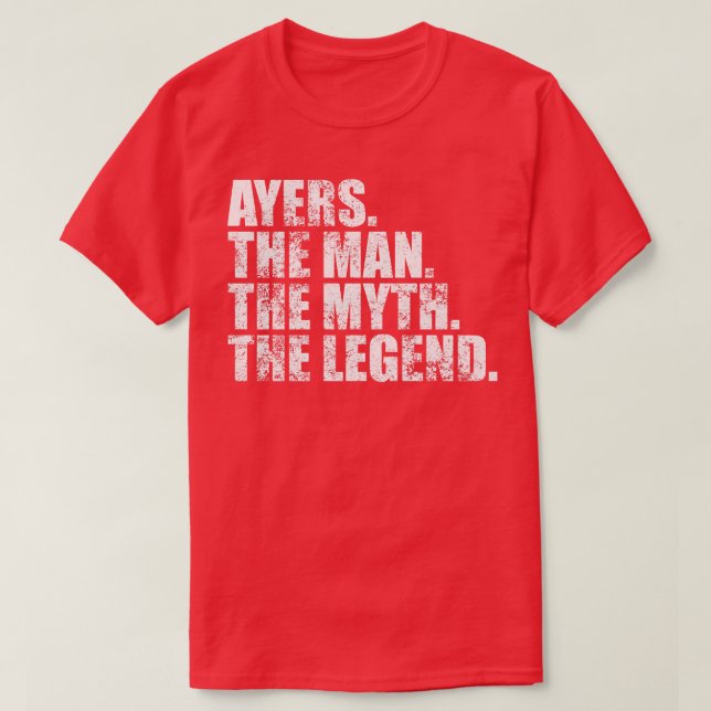 T-shirt AyersAyers Nom de famille Ayers nom de famille Aye (Design devant)
