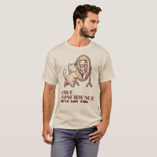 T-shirt Ayez confiance : Inspirer la réflexion sur le chat