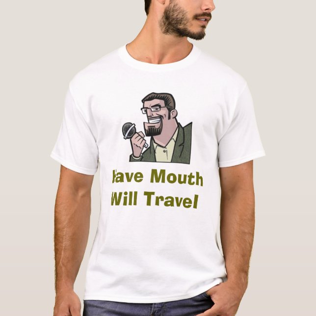 T-shirt Ayez la bouche voyagera (Devant)