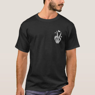 T-shirt Ayez Le Jour Que Vous Méritez La Paix Signal Skele
