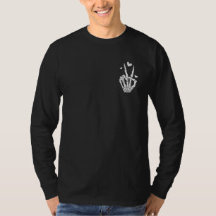 T-shirt Ayez Le Jour Que Vous Méritez La Paix Signal Skele