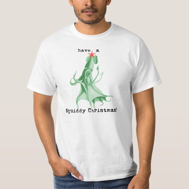 T-shirt ayez Noël squiddy (Devant)